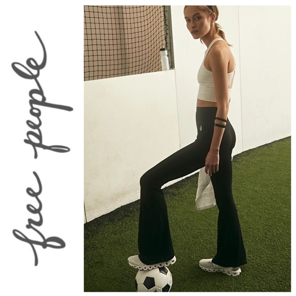NWOT! XS/S Free People Good Karma Flare Leggings - Picture 4 of 7